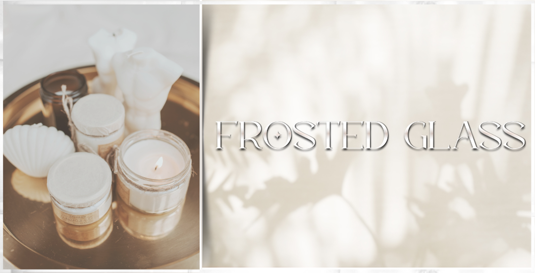 Frosted Glass Candles